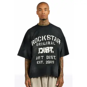 Quin Black French Terry T-Shirt