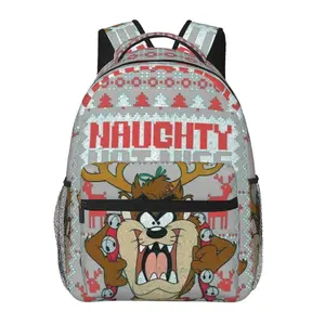 Looney Tunes backpack with large capacity — laptop backpack for daily commuting, business, and hiking; casual cartoon Looney Tunes merchandise travel daypack and school bag for kids, women, men, and gift giving