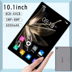 Android tablet supports cellular network WIFI function Bluetooth function SIM card TF card 8GB RAM 64GB ROM Android 13 tablet dual camera 5MP+8MP 6000mAh large battery 10.1-inch tablet accessories: data cable manual OTG Android Tablet Pc