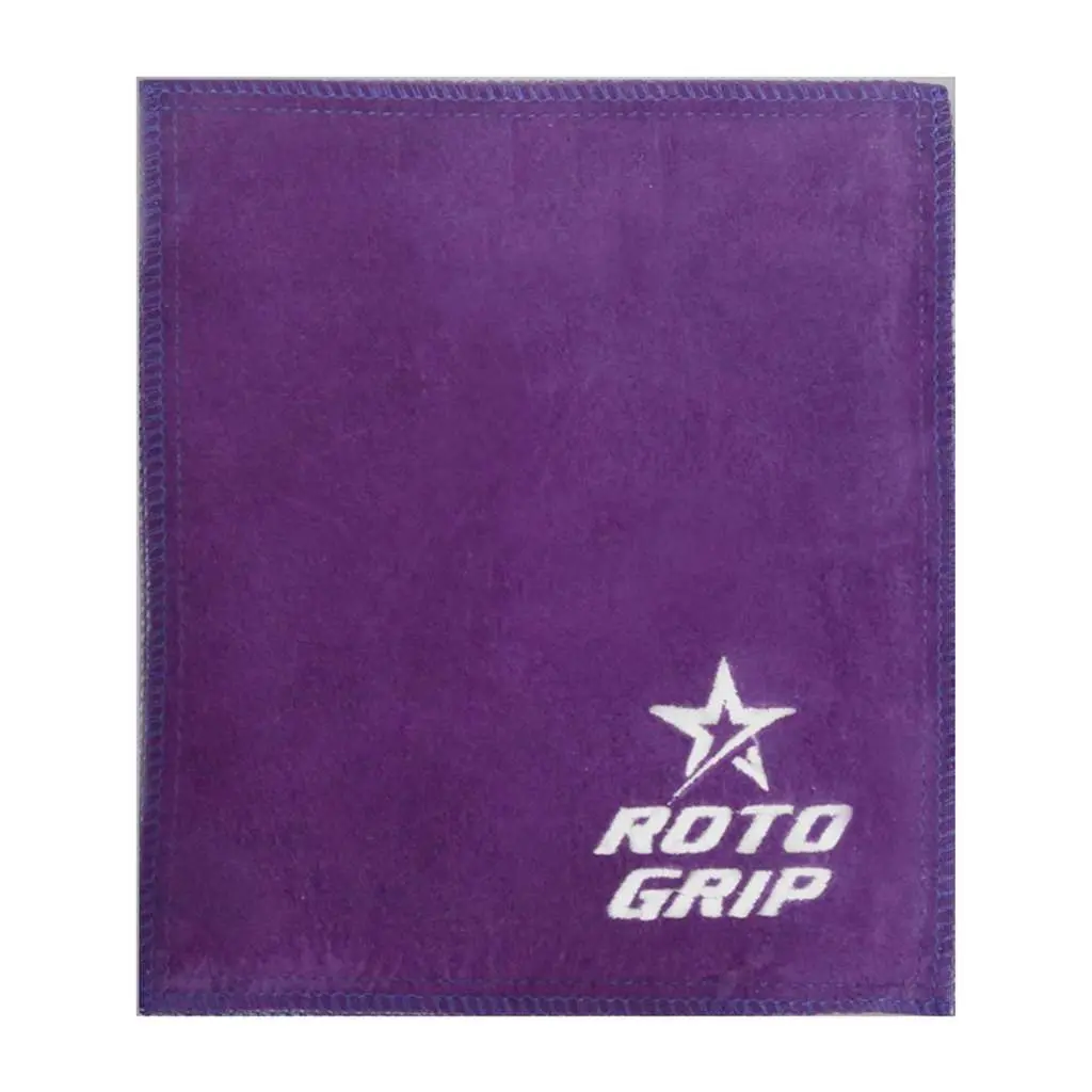 Roto Grip Solid Purple Shammy Bowling Ball Cleaning Pad - Restores Tacky Feel with Ultimate Oil Removing Action for All Ball Types