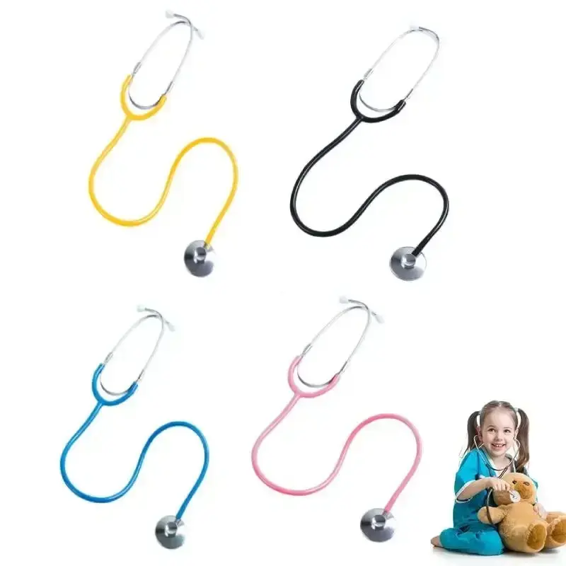 Kids Stethoscope Toy Real Working Stethoscope for Children Role Play Nursing Costume Cute Doctor Medical Pretend Game Accessory