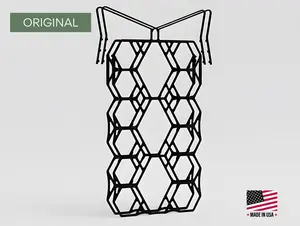 Black Ultralight Backpack Ventilation Frame - Made in USA - Backpack Light Design