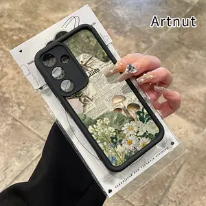 Phone case for Samsung S24 ultra plus S25 S23 S22 Ultra Plus Botanical Symphony Advanced fashion gift Full Body Protection Shockproof Soft Silicone Cover