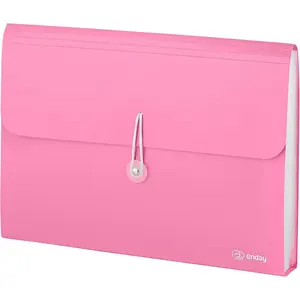 Accordion File Organizer 13 Pocket Expanding File Folder with Labels, Accordion File Organizer Letter Size Letter A4 Paper for Receipts, Bills and Documents 13" x 9.5”