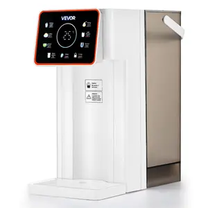 VEVOR Instant Hot Water Dispenser, Countertop Boiling Water Dispenser with Adjustable 6 Temperatures & 7 Water Volumes, 101oz Removable Water Tank, Quick Heating with Touchscreen & Child Lock for Hom