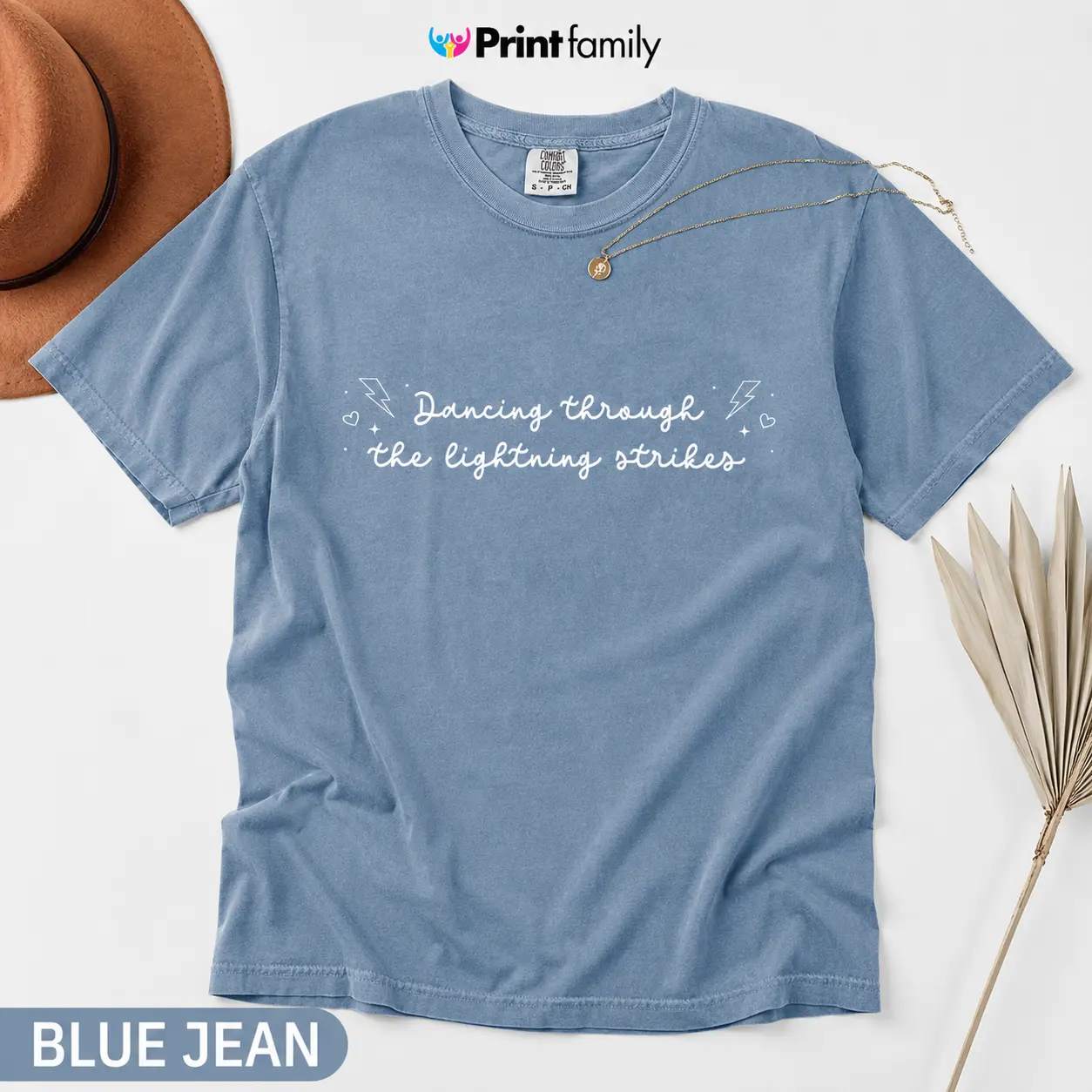 Dancing Through the Lightning Strikes Comfort Colors , But Now The Sky Is Opalite TS Inspired Comfort Shirt - Printfamily