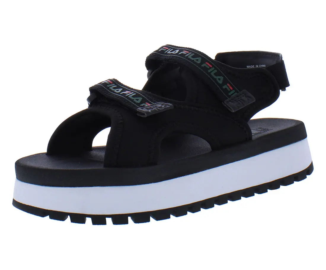 FILA Spot Sandals for Kids and Junior Boys, Lightweight EVA Outdoor Sports Shoes with a Secure Hook-and-Loop Closure, Kids/Junior, Eva Sole