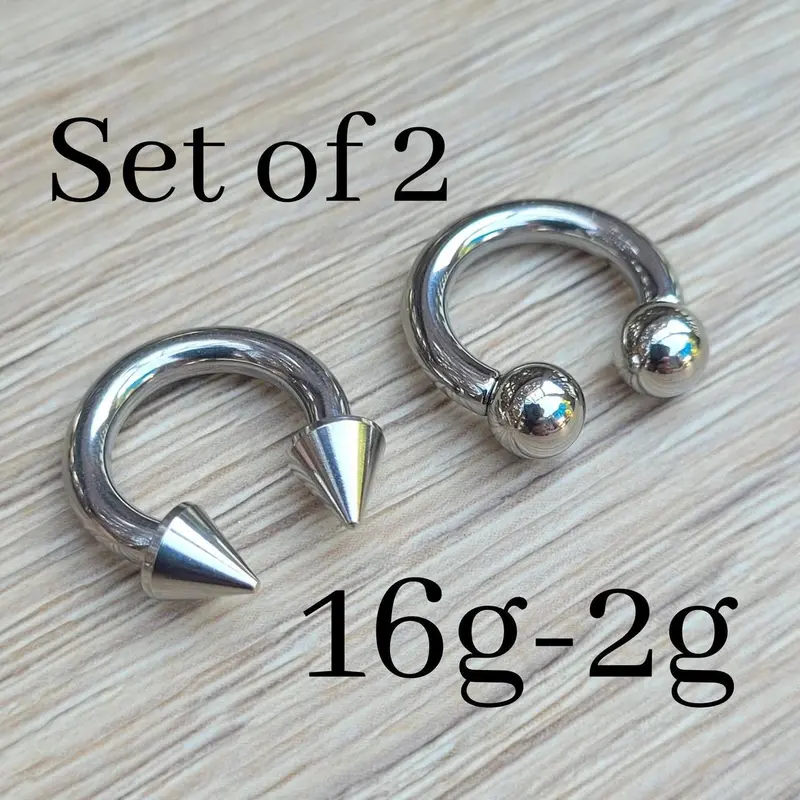 2 Pair Steel Rainbow Ear Spirals Taper Gauges Hanger earrings 2 Pair Steel Rainbow Ear Spirals Taper Gauges Hanger earrings