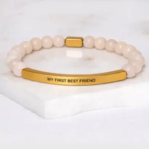 MY FIRST BEST FRIEND Rose Quartz Bracelet
