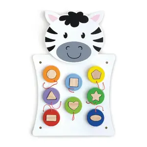 Learning Advantage  Match Shapes Wall Panel Zebra