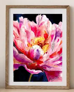 Meditative Pulse Art Print by Marion Irwin