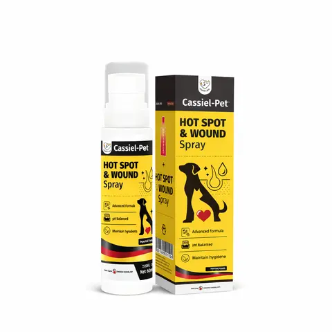 Cassiel Pet,Reduces ltchyScratching,Pet Skin Sprays for Dogs & Cats-NatureSoothing Spray for Clean and Soft Skin