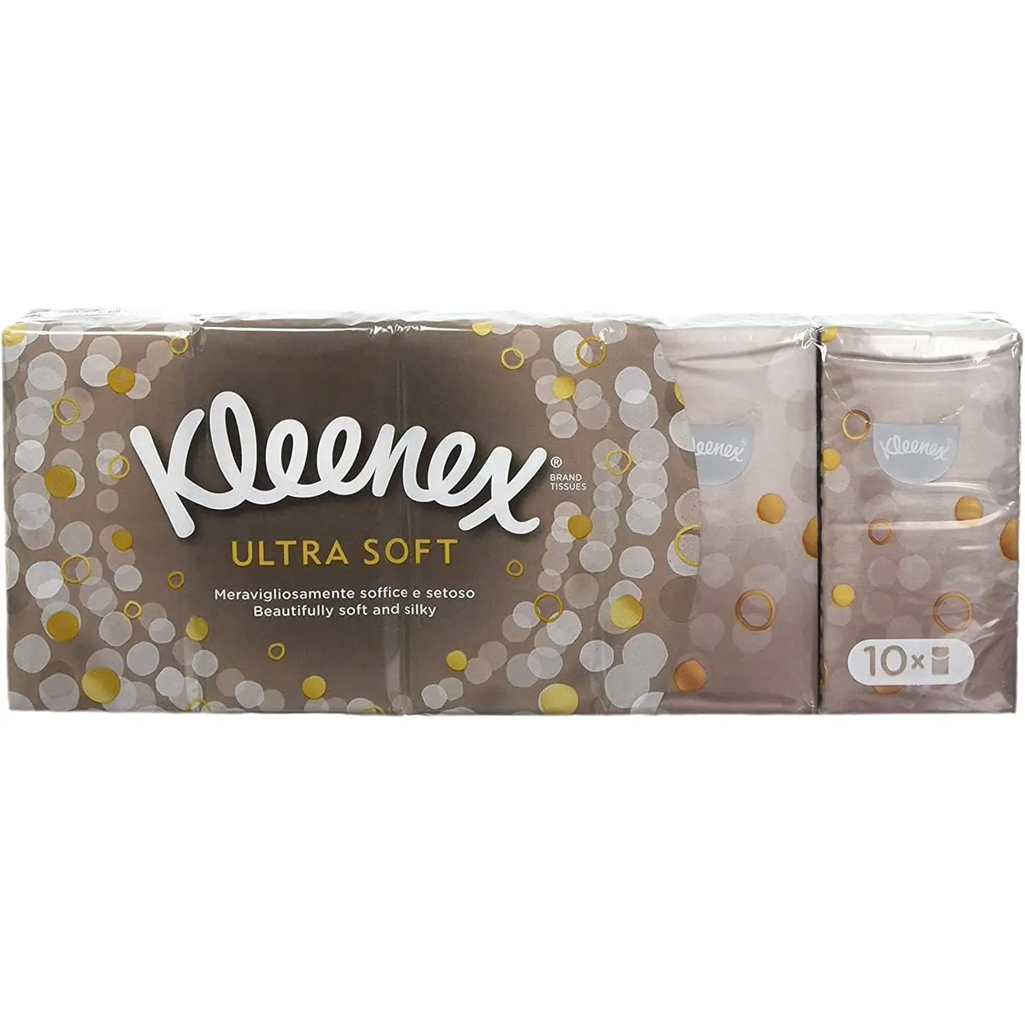 Kleenex Ultra Soft Facial Tissue, Pocket Pack, Pack of 10