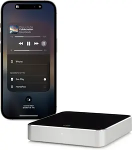 EVE Play, audio streaming adapter for AirPlay, smartphone controlled