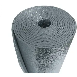 Reflective Foam Core Insulation Heat Shield, Thermal Insulation Vapor Barrier (R8), Waterproof, Meets All Fire Codes, 1/4 Inch Thick, 1ft x 10ft (10 sqft)