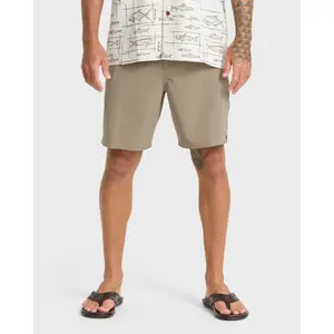 Quiksilver | Waterman Strands 19" Amphibian Hybrid Shorts | SURFSILK Performance Fabric Quick-Dry | Surf & Swim & Beach Days & Casual Streetwear