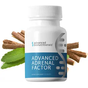 Advanced Bionutritionals Advanced Adrenal Factor - 120 Tablets with Pantothenic Acid, Licorice Root, Liver Concentrate & Adrenal Cortex Extract for Energy & Vitality Support