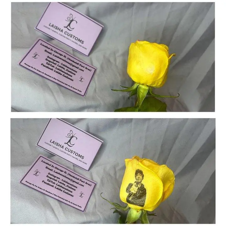 12 custom photo roses 12 custom photo roses