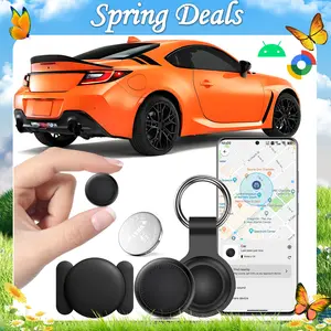 [Spring Deals] Magnetic Tracker for Cars,Wallets,Keys,luggages & Pets,(Android Only) Minimalist Design Item Finder,Trackers Device with IP67 Weatherproof Magnetic Case,Anti-lost Device,Works with Google Find Hub For Android,Replaceable Battery Protection