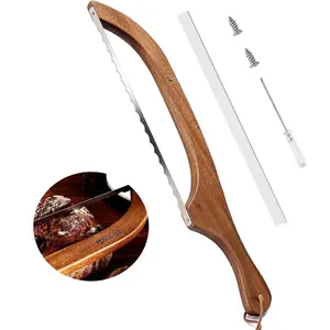 Sourdough bread knife,Bread Knife for Homemade Bread,Bread slicer for Homemade Bread, Baguettes and More Cuts Thin,Bow Design Easy to Cutting Even Slices