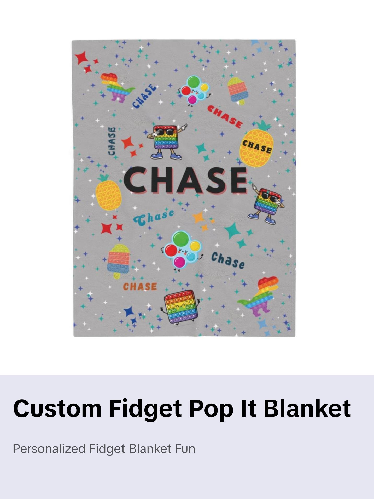Custom Fidget / Pop It  Blanket