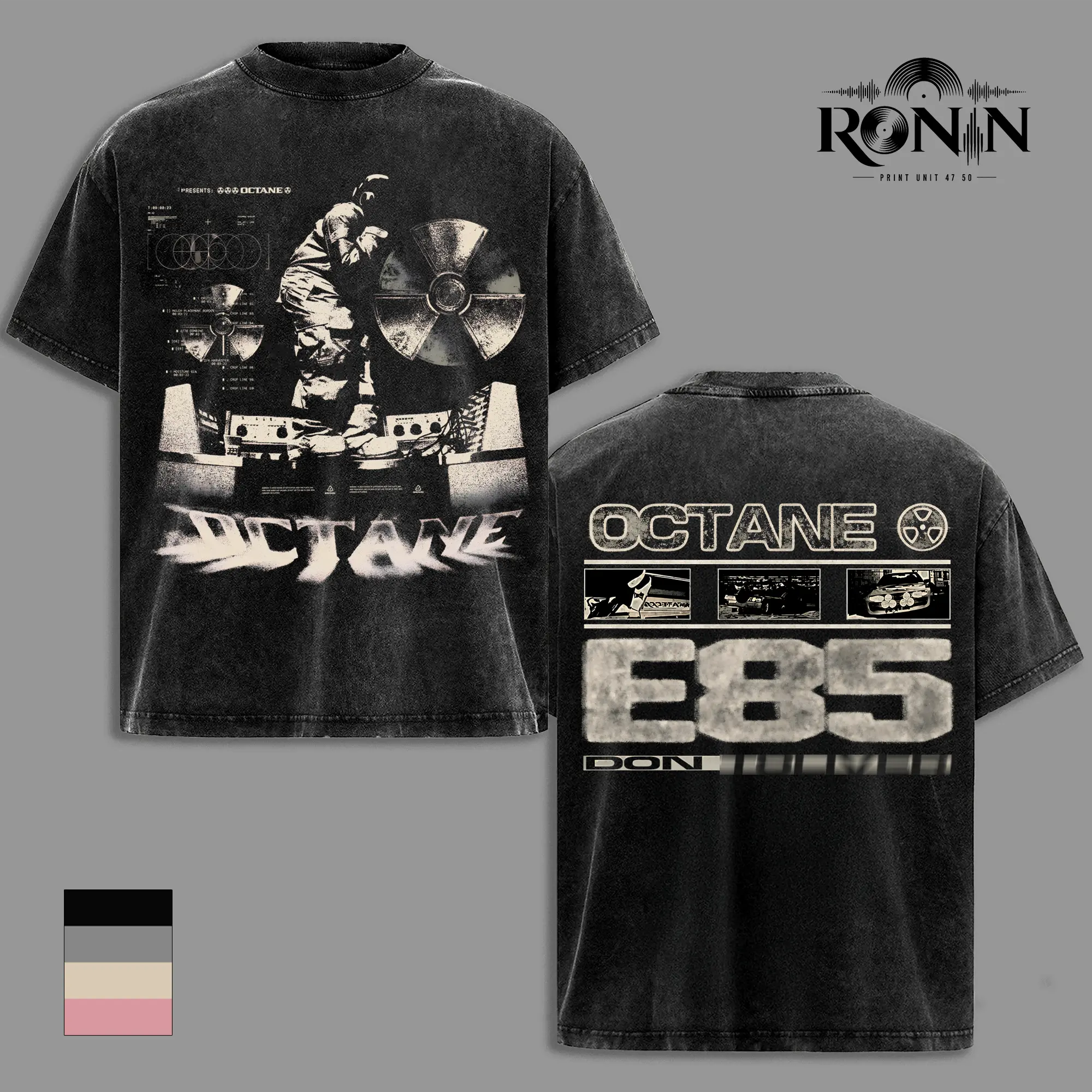 Octane Tour 2026 Shirt – Vintage Washed Oversized Graphic T Shirt, Toliver Inspired Streetwear, Octane Album Tour Dates Design, Dark Aesthetic Retro Music Tee, Heavy Cotton Washed Tee, Casual Unisex Men Women Top, Gift for Rap Fans 123