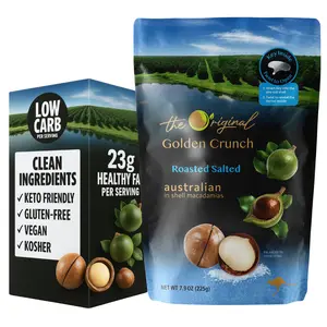 [Australia] Golden Crunch Roasted Salted Macadamia 225g