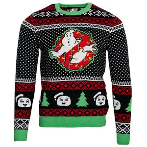 Ghostbusters LED Light-Up Ugly Christmas Sweater
