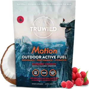TRUWILD Motion Hydration & Energy Drink Mix - Natural Coconut Raspberry & Pineapple Mango Flavors