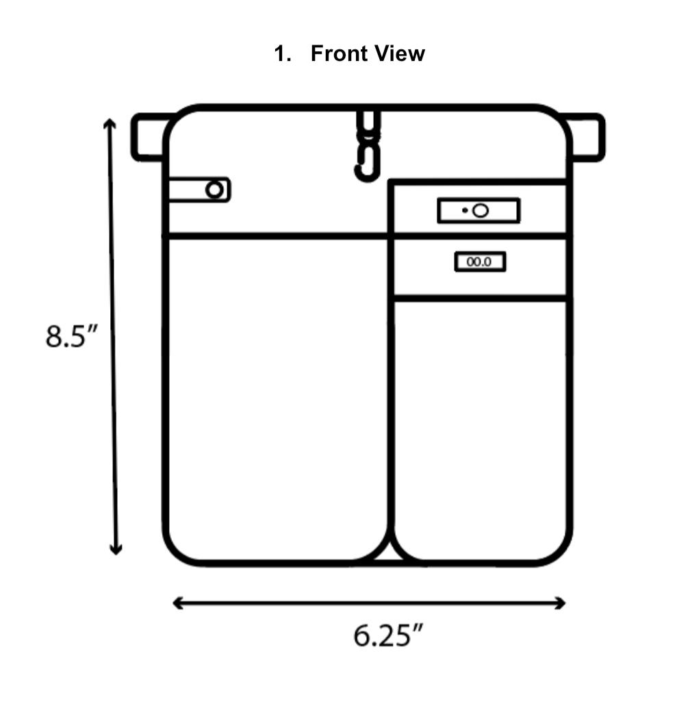 Portable Bottle Warmer Rechargeable Battery Holster Temperature Control Universal Pocket Bag Waist Strap Stationary Hook And Digital Display