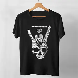For Rammstein Fans Rammstein Group Music Band Music Band T Shirt Metal Music Band Shirts For Men Singer Shirt For Women