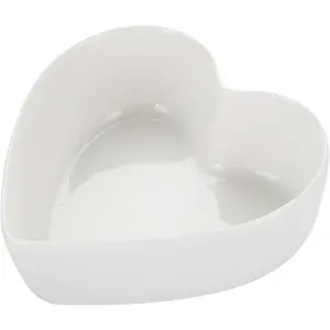 Cute Heart Shaped Bowls, White Candy Dish, Cute Candy Bowl for Valentines Day, Date Night