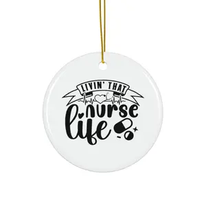 Livin That Nurse Life Ornament