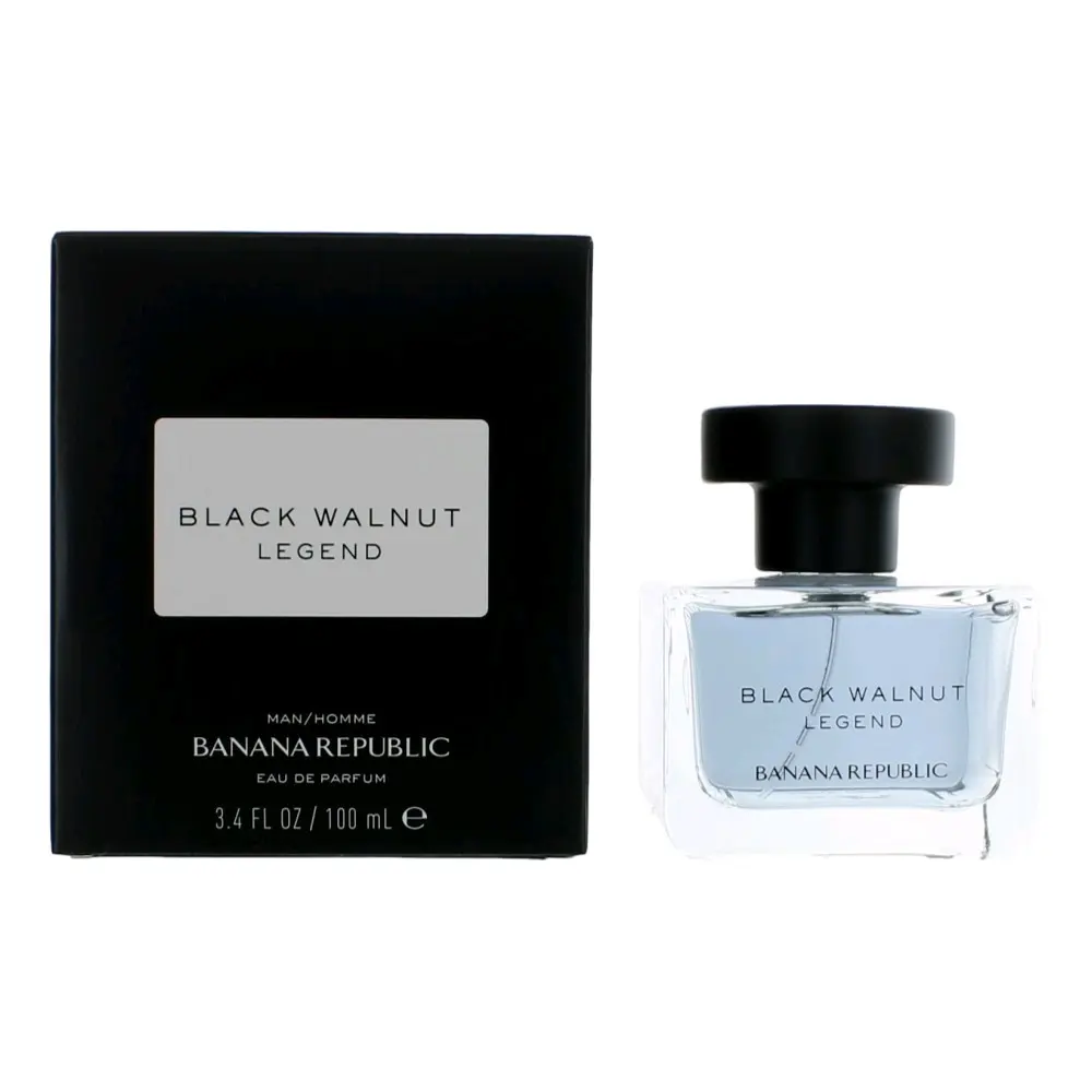 Banana Republic Black Walnut Legend Men's Fragrance, 3.4oz EDP Spray, Signature Scent with Legendary Combination of Notes, Citrus-Fresh, Spicy, Musk, Bold Masculine Elevated Fragrance (3-3.9 Fl Oz)