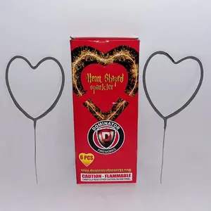 Heart Sparklers 72 pieces