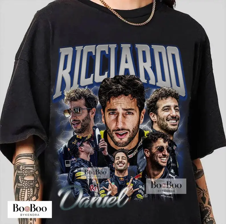 Daniel Ricciardo DR3 Formula 1  VINTAGE TEE Unisex T Shirt