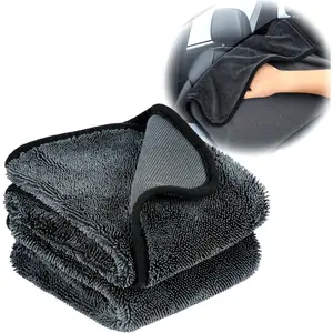 Microfiber Cleaning Cloths - Absorbent, Multi-Purpose, Washable Cloths for Car Detailing, Glass Wiping