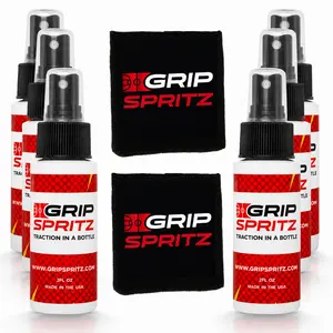 Grip Spritz - #1 Basketball Shoe Grip Spray - Six Pack for Teams - Clean, Restore, & Revitalize Shoe Traction on Dusty Courts