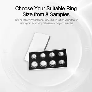 AIZO VENTIX Sizing Kit - Size Before You Buy The AIZO VENTIX - Unique Sizing, Not Standard US Ring Sizes - Receive Credit for Purchase