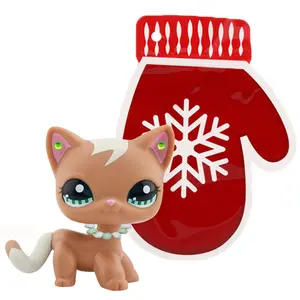 Mini Pet Shop Shorthair Cat Multi Item Party Gift Pack,Shorthair Cat Mini Cat Pets with Cute Accessories,Collectible Imagination for LPS Shorthair Cat,Birthday Christmas Halloween Gift