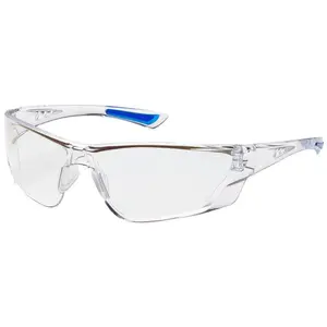 Bouton Recon Safety Glasses with Clear Temple and Clear Anti-Reflective Lens