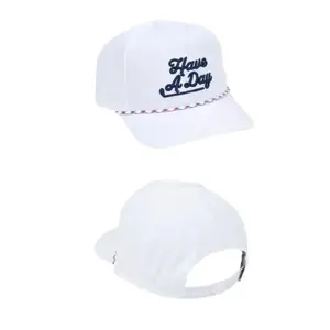 Breezy Golf "Have A Day" Rope Hat | Black WM Phoenix Open Edition + Limited Summer Rope Hat | Premium Adjustable Golf Bundle 2