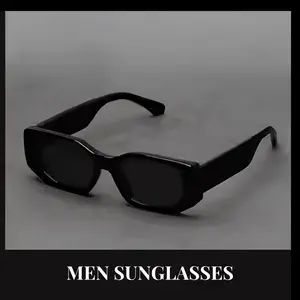 The Onyx Vanguard: Bold Rectangular Streetwear Frames.