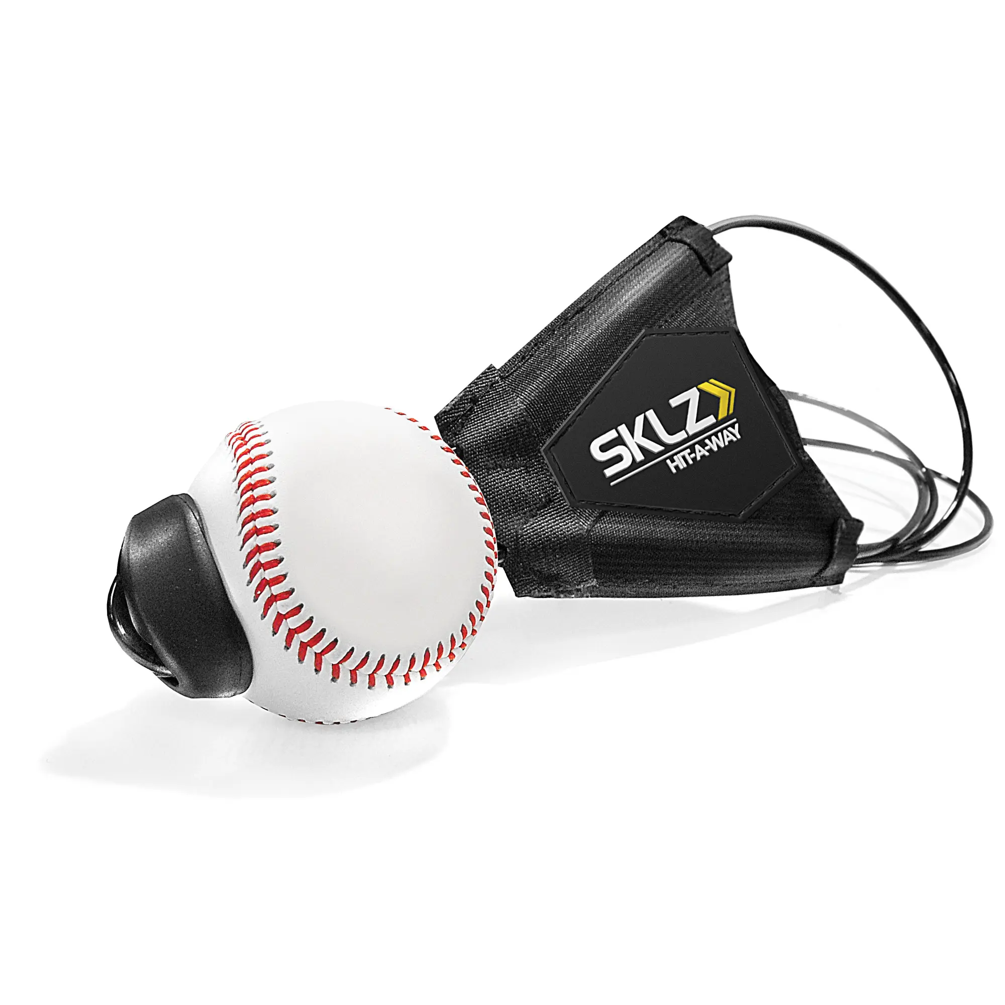 SKLZ Hit-A-Way Batting Swing Trainer for Baseball - Enhance Swing Mechanics & Consistency - Velcro Straps for Real Pitches - No Ball Chasing Needed - 7.5" x 8.5" x 1.35"