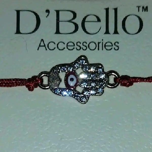 Fundraiser appreciation bracelet approx. 11" Hamsa hand evil eye protection bracelet