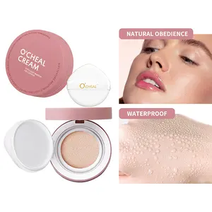 O'CHEAL,Oil Control BB Cushion Foundation,Full Coverage Long Lasting Ultra Matte BB Foundation Makeup Covers Face Blemishes Evens Skin Tone Face Cosmetics cushion foundation