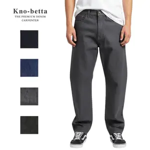 KNO-BETTA 998 Regular Fit Straight Leg Denim Jeans - All Seasons Comfortable Durable Premium Denim with 5-Pocket Styling