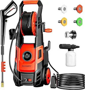 DAIMOT Electric High Pressure Washer - 8850 Pump Power Washer 3000PSI Max Included Foam Cannon, 4 Different Pressure Tips, 1/4 Quick Connect to Most Attachments & Accessories (3000 PSI/2.2 GPM)