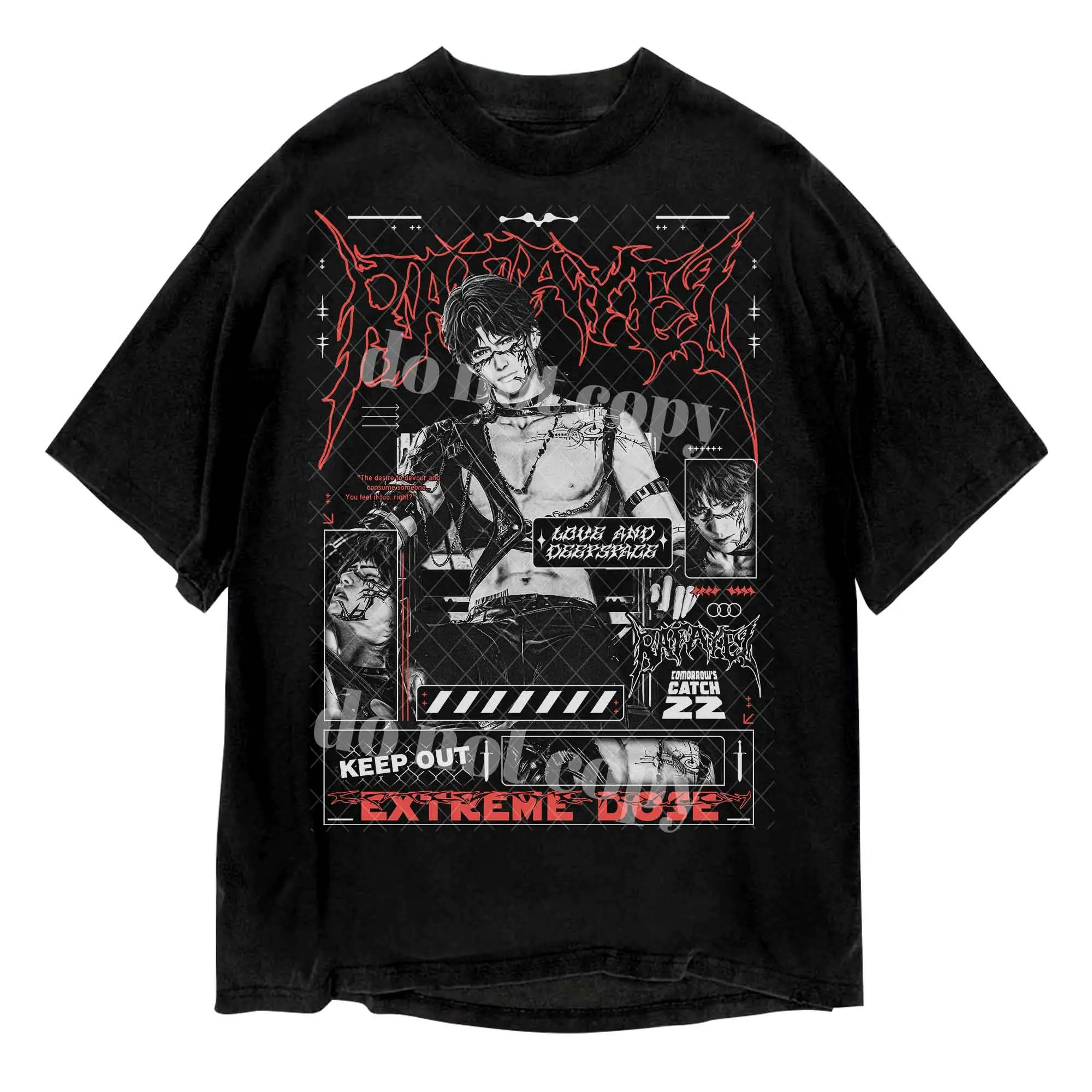 Rafayel Tomorrow Catch 22 Shirt, Girl Dinner Love and Deepspace Retro T-Shirt Sweatshirt Hoodie Fabric Menswear