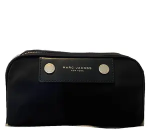 Pre-owned MARC JACOBS Nylon Small Leather Goods Black Cosmetic Case New